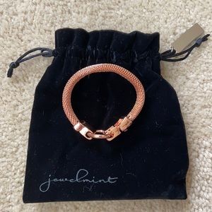 Jewelmint Rose Gold Braided Bracelet